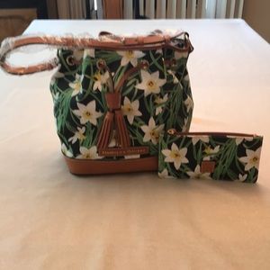 Dooney & Bourke Daffodil Drawstring Hobo NWT
